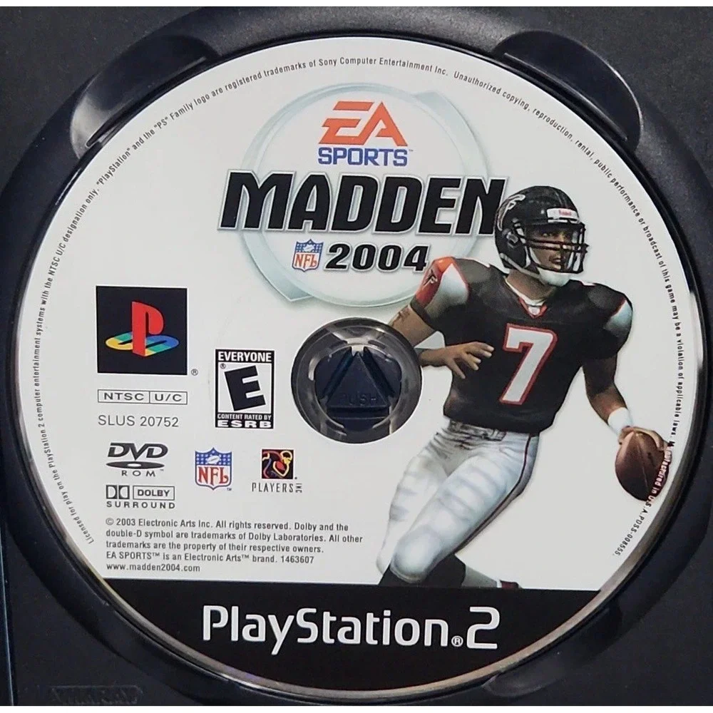 Madden NFL 2004 PlayStation 2 PS2 Game CIB Michael Vick